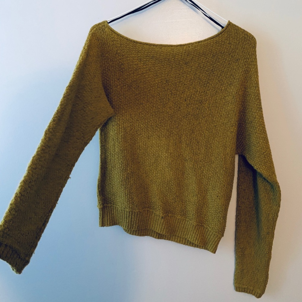 XS oversized sweater (green)